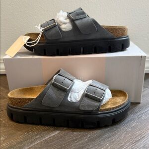 Birkenstock Arizona chunky suede